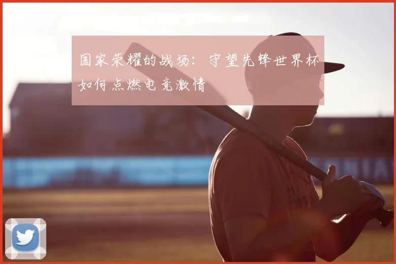 国家荣耀的战场:守望先锋世界杯如何点燃电竞激情