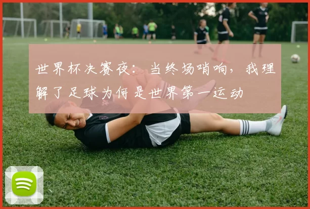 世界杯决赛夜:当终场哨响,我理解了足球为何是世界第一运动