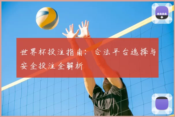 世界杯投注指南:合法平台选择与安全投注全解析